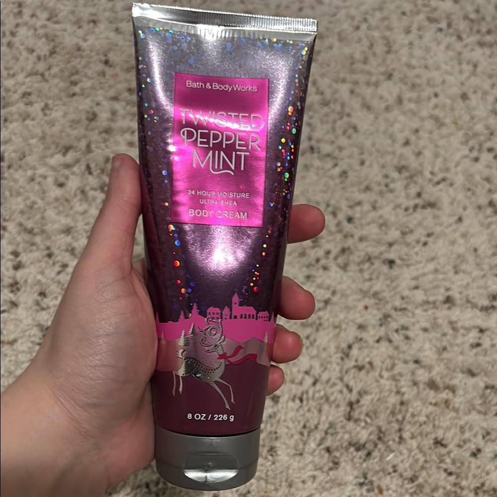 Bath & Body Works Pink and Silver Moisturizer